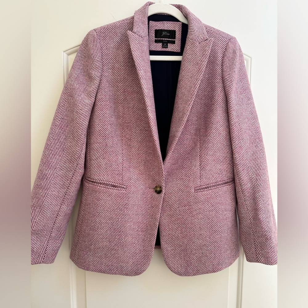 J Crew Parke Houndstooth Blazer Size 6